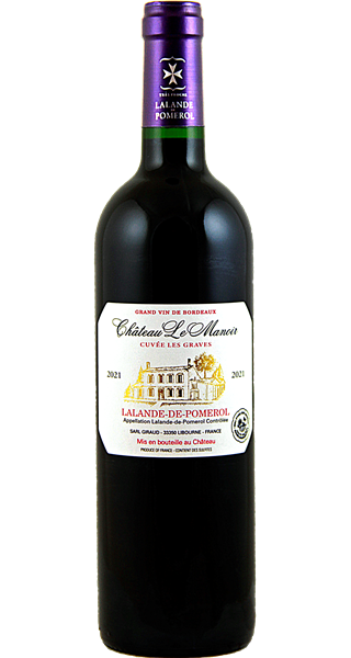 Château Le Manoir MC "Cuvée Les Graves" Lalande-de-Pomerol AC 2021